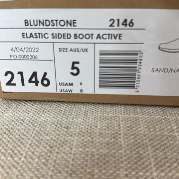NEW🌺BLUNDSTONE 2146 CHELSEA SUEDE‎ SNEAKER BOOTS TAN NAVY BLUE women’s 8 EU 38 - Picture 13 of 15